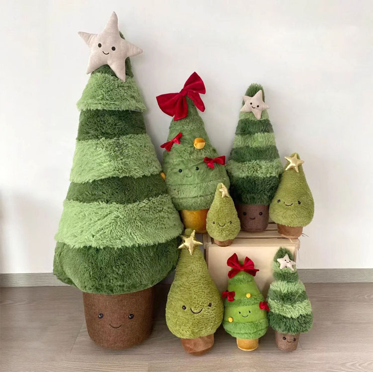 Warum ein Weihnachtsbaumplüschspielzeug für das Urlaubsdekor wählen?