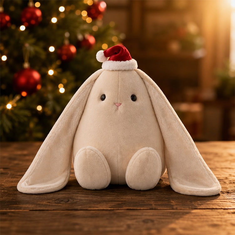 Weihnachts-Teardrop-Häschen-Plüsch