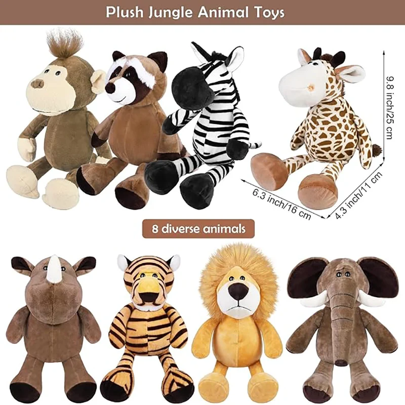 Jungle Animals Plush Toy
