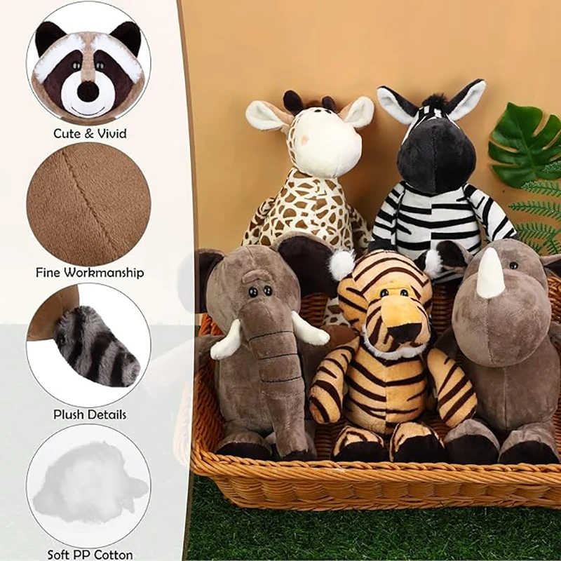 Jungle Animals Plush Toy