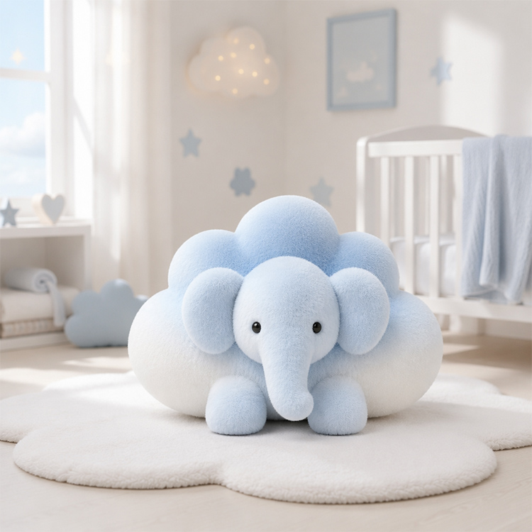 Cloud Elephant Plush Toy