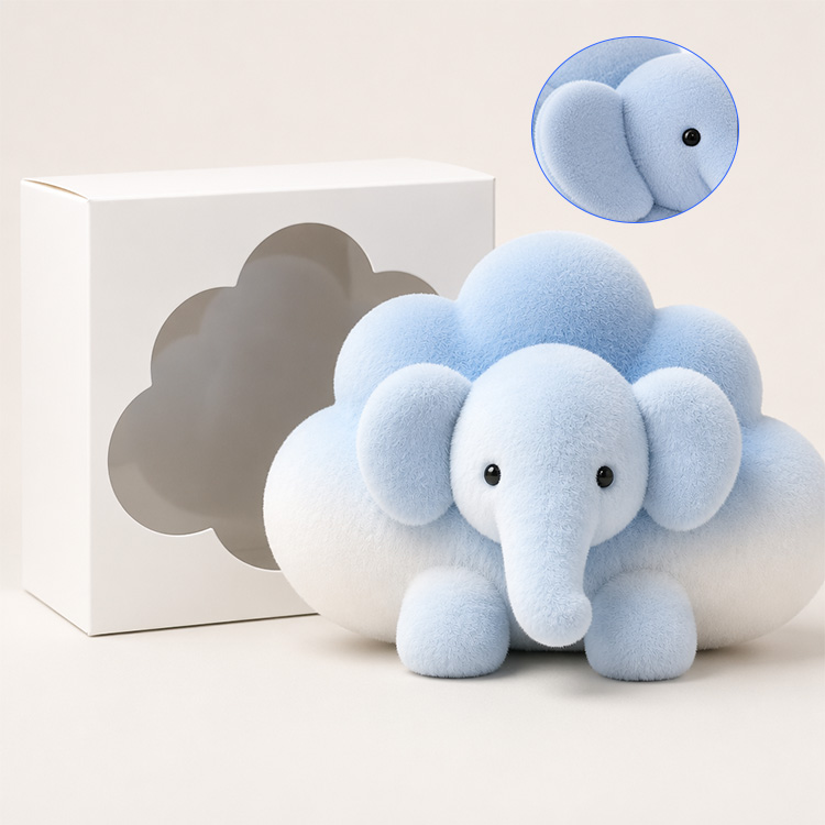 Cloud Elephant Plush Toy