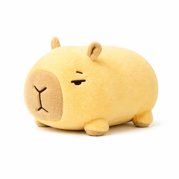 Faules zitronengelbes Capybara-Plüschtier