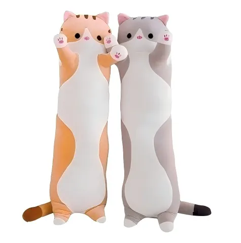 Unbesetzte lange Katze Plüschkissen